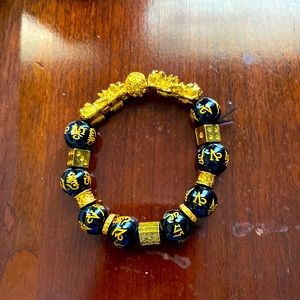 Pixiu 24K gold Lucky Charm Dragon Bracelet